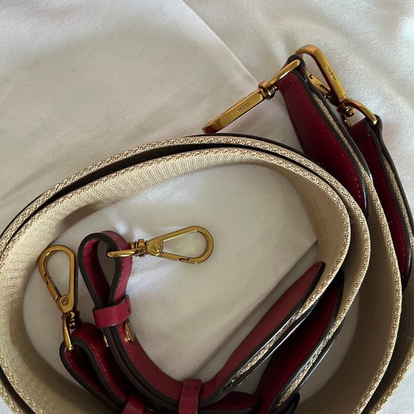 MCM Milla Leather Backpack Light Pink Leather Bag - Picture 9 of 14